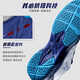 Kawasaki (KAWASAKI) badminton shoes lightweight, rapid shock-absorbing, wear-resistant, and torque-resistant, comfortable and breathable splicing design for new men and women neutral A3316 white and blue 42