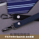 Herrenhandtasche kleine Herrenhandtasche Clutch Handtasche Handtasche Handtasche Handtasche Handtasche Handtasche Handtasche Handtasche Mobile Brieftasche Lange Reißverschluss Oxford Stoff Leinwand kleines blaues Logo
