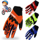 KuFeng (kufun) children's cycling gloves full-finger children's bicycle scooter balance car gloves scooter anti-slip sports cycling protective equipment blue M (9-12 years old)