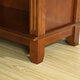 Grine American Massivholz Bücherregal kostenlose Kombination aus raumhohe Wand Einfaches Wohnzimmer Büro Europäische Bücherregalregal Vierschicht Bücherregal Height 1479 mm (tiefe Kirschfarbe) 1000*380 (Länge*Breite)