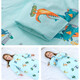 Heshengzhong big children's sleeping bag children's pure cotton spring, summer, autumn and winter four-season baby anti-kicking quilt for primary school students 3-6 years old 6-12 years old cotton model blue dinosaur 145cm autumn and winter thickened room temperature 5~15 degrees
