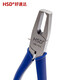 Hosudda (HSD) Taiwan imported 45-degree plastic water port pliers 90-degree right-angle cutter pliers oblique nose pliers top cutting pliers electronic pliers flat pliers HS-756 water port pliers 6 inches