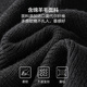 红豆针织衫男【含莫代尔绵羊毛】25春季新品翻领拉链开衫毛衣男外穿 S1黑色 XL 180/96A