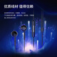 Philips (PHILIPS) wired headphones half-in-ear computer laptop Apple mobile phone suitable for online course office microphone TAE1018 black
