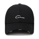 Demi Anesa Hat Men's and Women's Spring and Autumn Baseball Cap Korean Style Trendy People Outdoor Travel Versatile Sun Hat Casual Travel Baseball Cap Black One Size 55-60