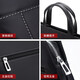 
Feige handbag for men business bag trendy men Oxford cloth casual large capacity computer bag men bag briefcase men black (hot-selling recommendation) 14 inches