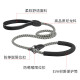 DOGNESS dog leash collar P chain dog walking leash for medium and large dogs Corgi Labrador Shiba Inu Samoyed Gray L