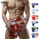 [Strip] Pompe Trendy Men's Mesh Double Thong Hollow Hip Exposed Youth Air T-Trouders sans enlever Gay0 Love H488-White 2xl