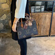 IT MANCLACYK light luxury bag women 2025 European and American big brand handheld large capacity tote bag versatile printed bag Big flower AB side (large spot)