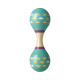 babycare baby grasping toy small maracas rattle percussion instrument hearing training sea fog blue