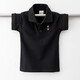 Jungen T-Shirt Kurzärärmelte Kinder-Sommer-Revers-Polo-Hemd Kinderkleidung 2024 neuer Stil mit mittlerem Stil mit mittlerem Kinderbaby halbärmelig.