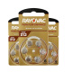 XIWANBORETWAY Peak Ayuring Battery A13A10 Botón A312 Electronic A675 Zinc Air Original Peak 13 [5 placas 30 piezas]