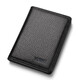 The9 (V.NINE) card holder, business card holder, thin cowhide leather driver's license leather case, anti-theft brush, NFC anti-degaussing bank card holder, mini small wallet, men's gift for husband, boyfriend's birthday gift, Valentine's Day, New Year's gift, black