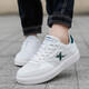 XTEP (XTEP) couple shoes men and women casual shoes summer trendy breathable lightweight wear-resistant non-slip skateboard shoes sports running shoes Mi-green-men's 7027 40