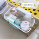 
Moshen bedside hanging basket baby bedside diaper diaper storage box bed fence storage bag crib storage bag new style - white hanging basket larger 1 layer
