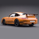 奥图亚（AUTOART）奥拓 1:12 保时捷911(997) GT3 RS 汽车模型 合金车模静态跑车 收 绿色 12118