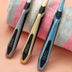 Hard bristle medium hair toothbrush 185B imported spiral antibacterial brush wire anti-slip handle adult home home equipment 12 pieces