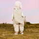 Mini Bala boys and girls winter pants warm belly protection trousers three-proof overalls
