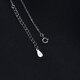 Ai Ying'er small waist necklace women's silver clavicle chain high-end fashion pendant Valentine's Day birthday gift for girlfriend and wife white small waist necklace