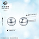 Caibai Jewelry Platinum Earrings Pt950 Platinum Fashion Simple Bulb Earrings Women's Plain Ball Earrings Priced BJ Platinum Earrings About 1.31g
