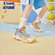 
Jordan (QIAODAN) children's shoes for summer men's basketball shoes breathable leather mesh wear-resistant shock-absorbing sports shoes-35