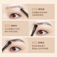 Judydoll three-color eyebrow powder dyed eyebrow gel eyebrow pencil waterproof and sweat-proof long-lasting wild eyebrow novice Christmas gift 02 dark brown