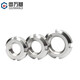 Guwanji 304 stainless steel round nut slotted nut GB812 locking fine tooth stop and cap four-slot nut accessories M16*1.5 (1 piece) 304 material
