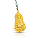 Zhengchao yellow sand gold-plated Guanyin pendant for men, large hollow exaggerated necklace, gold-plated pendant, domineering boss style that will not fade for a long time, large size, height 78mm, width 42mm, weight 44g