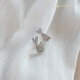 CHOMELTINEECHOMELTINE ear bone clips for women Korean gift X letter fork earrings temperament versatile non-pierced ear clips a pair of ear bone clips