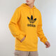 阿迪达斯 （adidas）三叶草男士上衣2025春秋季运动休闲连帽防风套头衫卫衣 GD9923黄色  XL -58