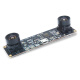 JEQLO 1-Megapixel 720p Fernglaskamera Synchronous dreidimensionaler Rekonstruktion OV9732 Hochdefinitionstiefe Erkennung VR Range-Testkamera USB-Modul 720p 100 Grad ohne Verzerrung/2,1 mm Standardkonfiguration