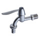 Submarine washing machine faucet single cold top faucet snap fitting brass chrome-plated wall-type water nozzle 4 points Extended washing machine water nozzle L702X