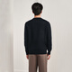 Hla Hailan Home Sweater de manga larga Hombres 24 NUEVA PARTE JACQUARD LETTOR NORE CORE SUJETER WINTER HNZAD4W163A Navy G3 185/100A 2XL Recomendado 165 ~ 180Jin [Jin equivale a 0.5 kg]
