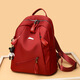 Kangaroo Cube Women's Large Capacity Backpack Women's Backpack 2025 New Solid Color Fashion Casual Backpack Practical Travel Bag Black