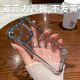 魔杰乐【四角气囊防摔】适用苹果16pro手机壳透明电镀iphone13promax新款高级感12全包镜头款情侣款 远峰蓝【四角气囊防摔】 iPhone 13 Pro