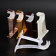 Xinfeiyu top-mounted side-mounted single-rod curtain rod Roman rod accessories bracket seat base shelf bracket rod bracket hook accessories thickened jujube single bracket