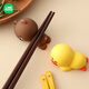 Manchaojia LINEFRIENDS chopstick holder cartoon creative personality household chopstick holder cute public meal dining silicone small ornaments BROWN model