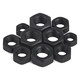 Jinggong grade 12 high strength hexagonal nut black hexagonal nut GB6170 M12 (20 pieces) grade 12