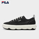 斐乐（FILA）官方男鞋ROCK岩石鞋帆布鞋新款时尚休闲鞋 黑-BK 41