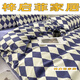 ROBTM cartoon animation Pikachu bedding four-piece set yellow bed sheet quilt cover student dormitory bed piece set three-single naughty S 1.5 four-piece set quilt cover 1.5x2m