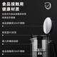 KAMJOVE Elegant Cup Glass Liner Teapot Elegant Pot One-touch Filter Tea Water Separation Tea Maker TP-901 Black 500ml
