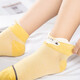 [NITU Bear 5 Paar Kindersocken] Kindersocken, Babysocken, Frühlings- und Sommerbootsocken, kurze Socken, reine Baumwolle, sommerdes dünnes Mesh atmungsaktives Neugeborenen-Socken, Jungen und Mädchen Kurz- und Mädchen-Socken, Kindersocken, Mesh Socken, dreidimensionale Ohren-Cartoon 5 Paare, 4-6 Jahre alt (geeignet für Schuhe Größen 23-28) 23-28)