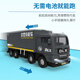 Delixin children's toy car city transport vehicle high-quality simulation model drop-resistant van large truck freight fleet medium-sized container truck 661