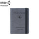 
Chenxuanxia passport clip travel document storage bag passport protection case anti-theft air ticket study abroad portable passport wallet carry passport wallet