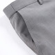 Shanghai Haoyu Suit Men's Business Formal Suit Fit Professional Wear Light Gray Two Button Wedding Suit with Mid Slit H2 Gray XL (175) Recommended 125-140Jin Jin equals 0.5 kg