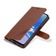 Ju Xiaozhi is suitable for Honor 80 mobile phone case flip leather case ANN-AN00 wallet card-type plug-in case full-package anti-fall soft inner shell with magnetic buckle protective cover for men and women Honor 80 [brown]