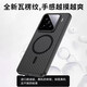 
POZZO is suitable for Xiaomi 15 mobile phone case ximi15 protective case magsafe magnetic high-transparent ultra-thin anti-fall protection case anti-fingerprint corrugated grating magnetic trunk black