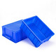 Jingulao Logistics turnover box Thickened plastic tool parts box storage box No. 2 blue 650*410*155mm KZS-698