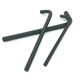 Danceni American Botton Flat Head Allen Wrench Single 0,89 1,27, 1,5, 2, 2,5, 3, 4, 5, 6, 8, 10 mm 13972 8,0 mm