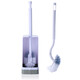 Little seal Japanese toilet brush set without dead ends toilet brush bathroom long handle cleaning brush with base without damaging the glaze